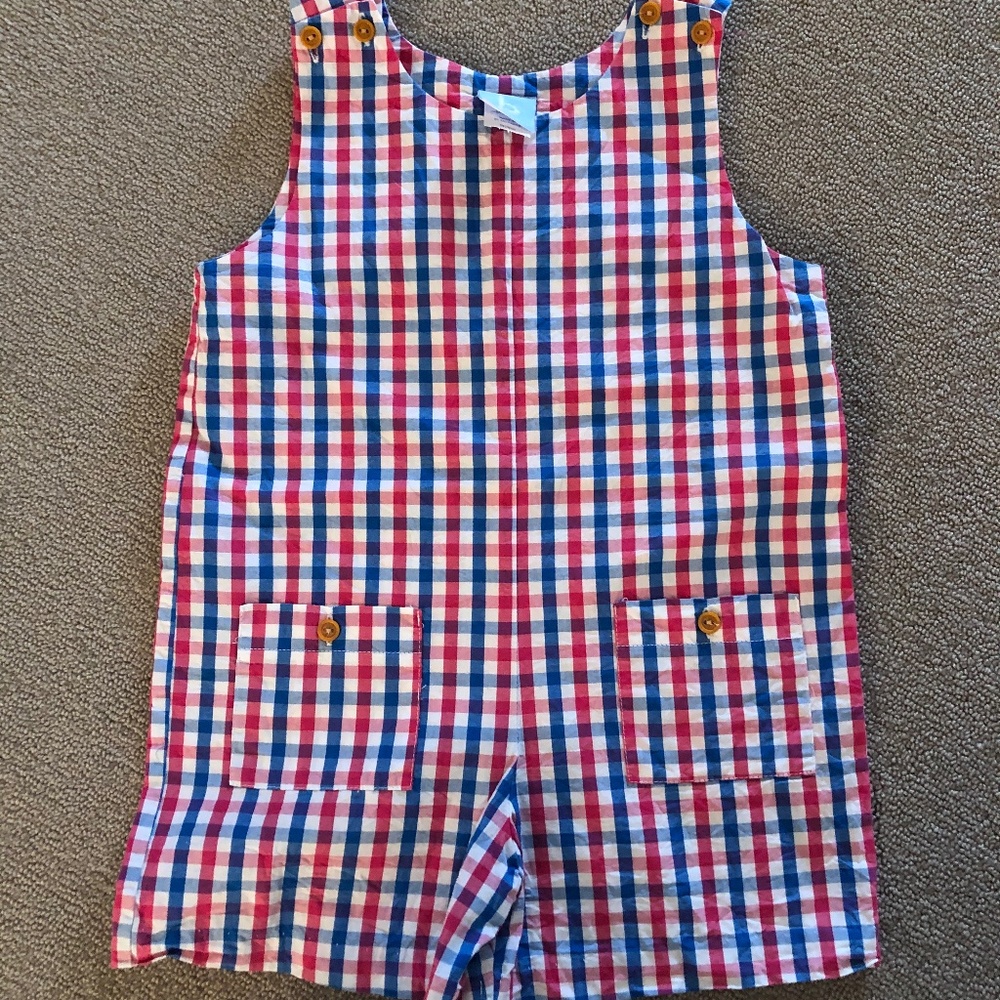 Bella Bliss Boys Fourth of July Jon Jon- Size 3